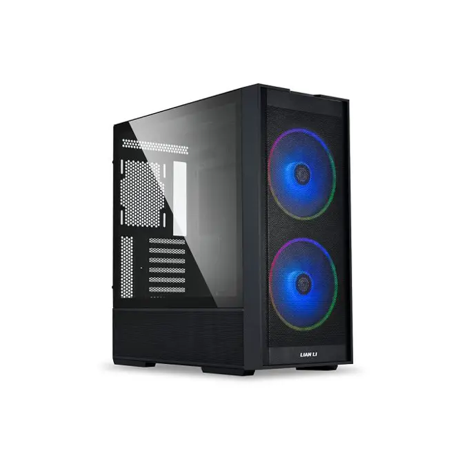 Lian Li Midi Tower LANCOOL 206, A-RGB, glass window, Black, 4718466015563 - Slika 1