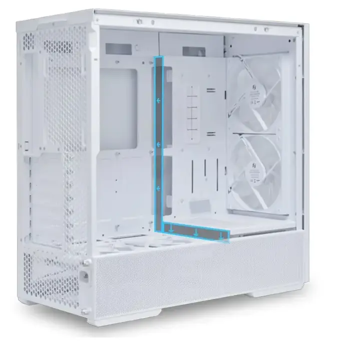 Lian Li Midi Tower LANCOOL 207, A-RGB, glass window, White, LAN207RW, 4718466015846 - Slika 6