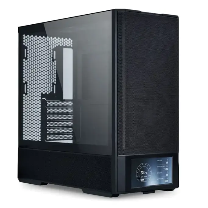 Lian Li Midi Tower LANCOOL 207 Digital, glass window, Black, LAN207DX, 4718466017642 - Slika 8
