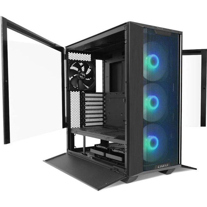 Lian Li Midi Tower LANCOOL III RGB, glass window, Black, 4718466011794 - Slika 7