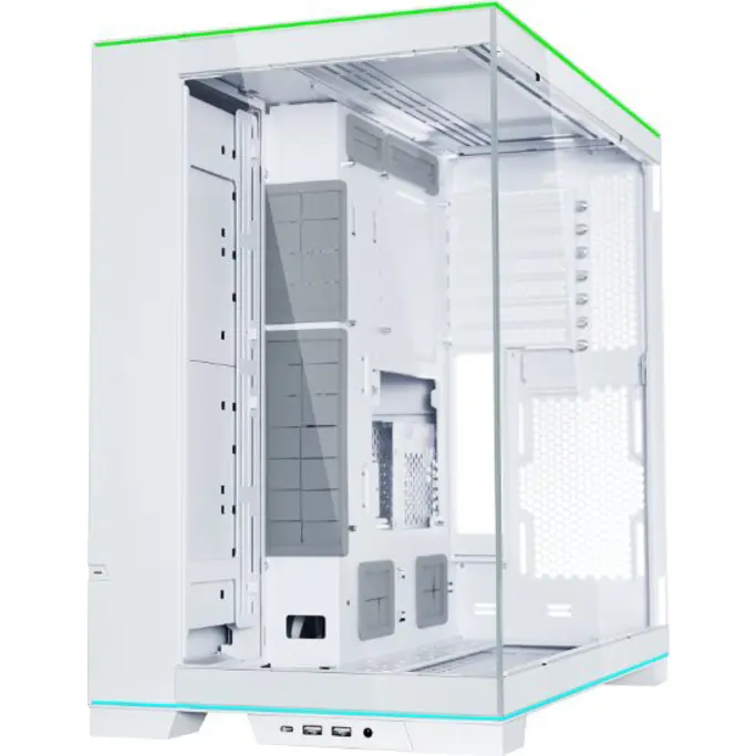 Lian Li Midi Tower O11 Dynamic Evo, RGB, glass window, White, O11DERGBW, 4718466014160 - Slika 6