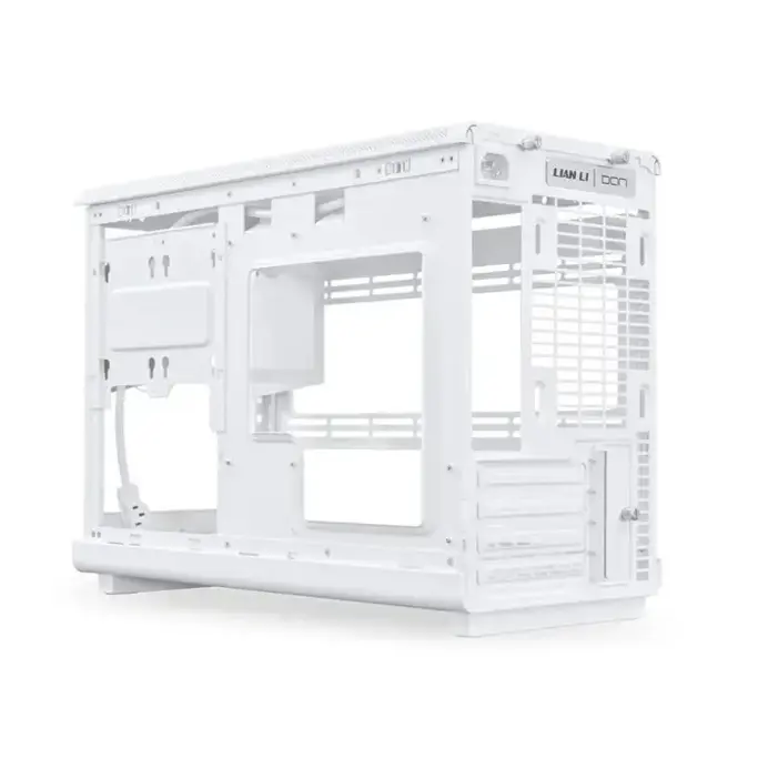 Lian Li Mini Tower DAN Cases A3 Wood, glass window, White, A3W-WDG, 4718466017574 - Slika 4