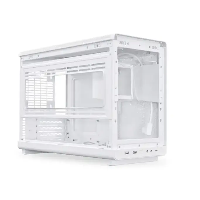 Lian Li Mini Tower DAN Cases A3 Wood, Mesh, White, A3-MATX-WD WHITE, 4718466015815 - Slika 4