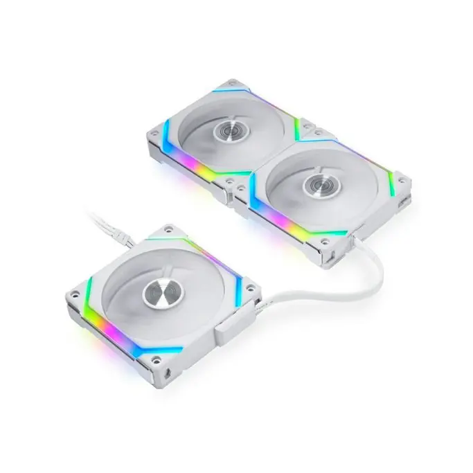 Lian Li ventilator 120mm UNI FAN SL120 V2 RGB PWM, 3-pack + kontroler, White, UF-SL120V2-3W - Slika 3