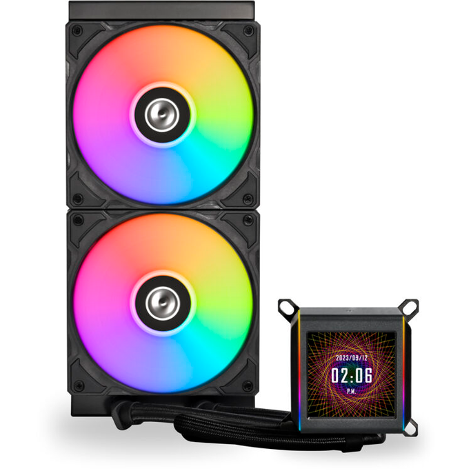 Lian Li vodeno hlađenje Galahad II LCD 280, ARGB Black, 280mm, GA2ALCD28B - Slika 1