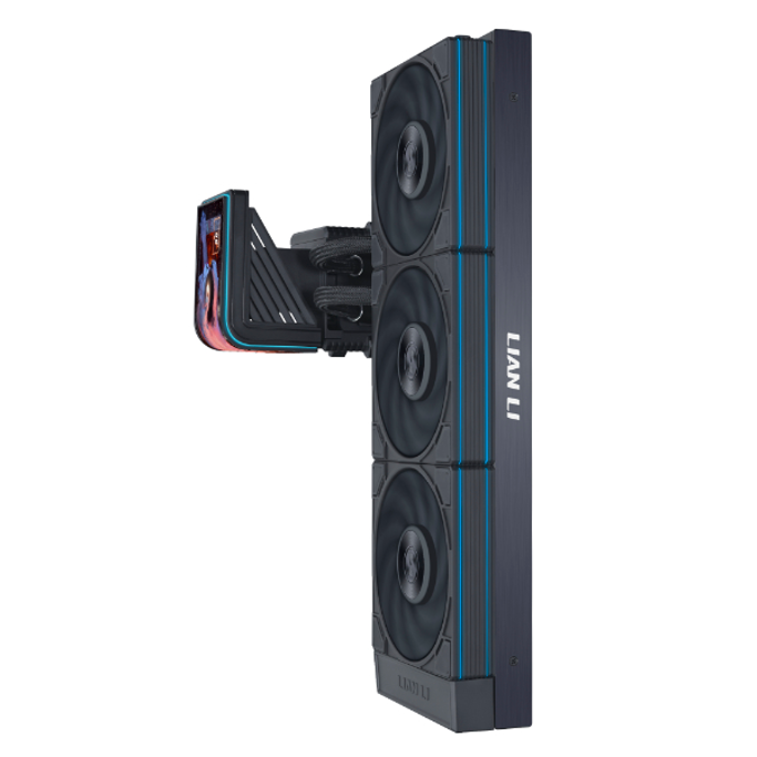 Lian Li vodeno hlađenje HydroShift II OLED Curved 360 P28 V2, Black, 360mm, GHS2OLDC36PB - Slika 2