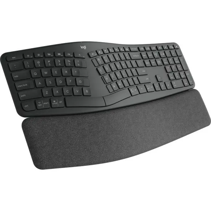 Logitech bežična tipkovnica K860 Ergo, Bluetooth, Black, 920-010108 - Slika 1