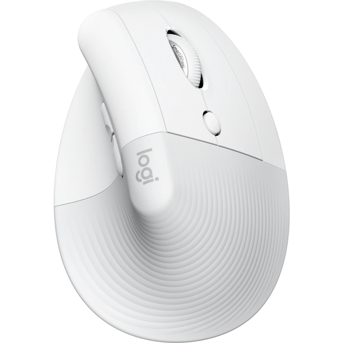 Logitech bežični miš Lift, Ergonomski, White, 910-006496 - Slika 1