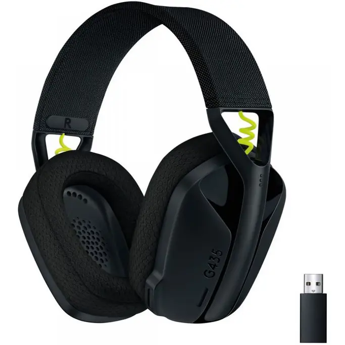 Logitech headset G435, Gaming, bežične, Bluetooth, Black, 981-001050 - Slika 2
