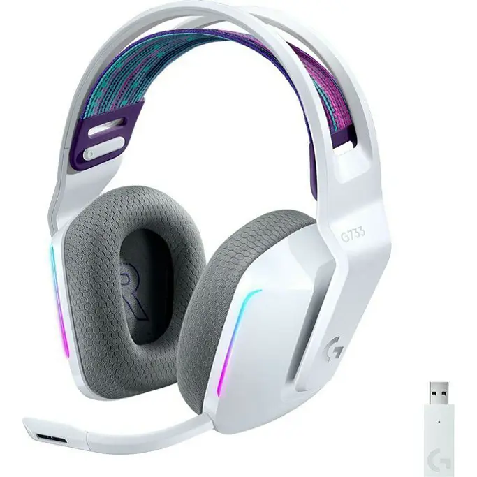 Logitech headset G733, Gaming 7.1, White, 981-000883 - Slika 1
