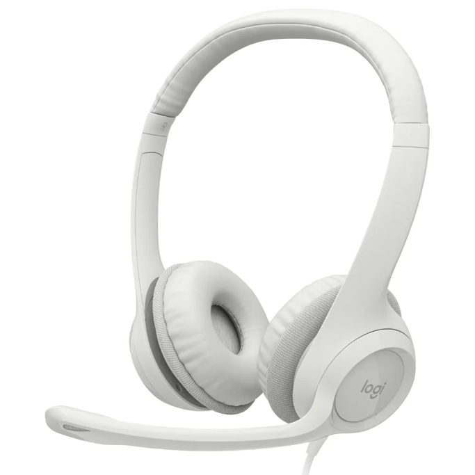 Logitech headset H390, USB, White, 981-001286 - Slika 1