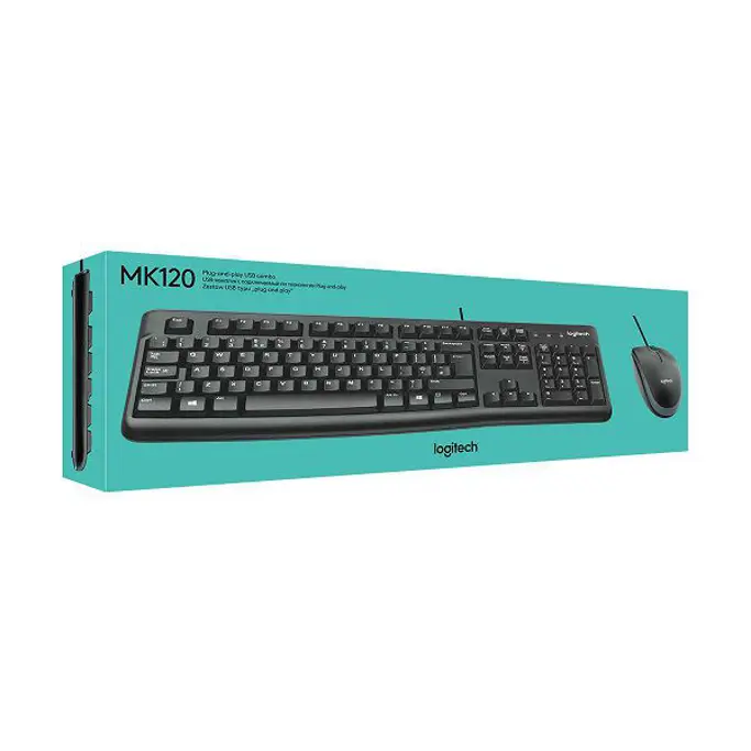 Logitech žični komplet MK120, Black, 920-002562 - Slika 5
