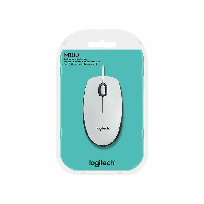 Logitech žični miš M100, White, 910-006764 - Slika 8