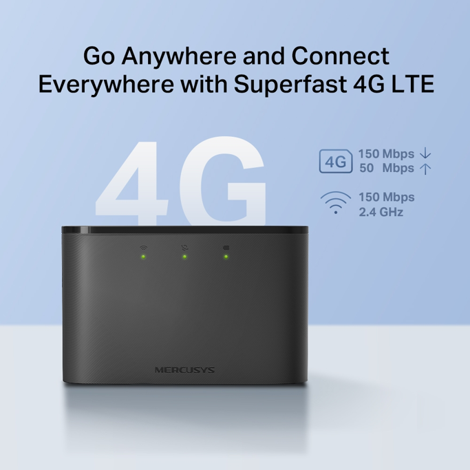 Mercusys Router MT110, 2.4GHz, 4G LTE - Slika 6