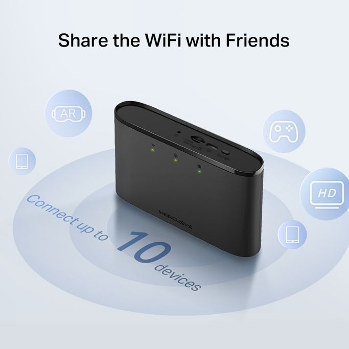 Mercusys Router MT110, 2.4GHz, 4G LTE - Slika 5