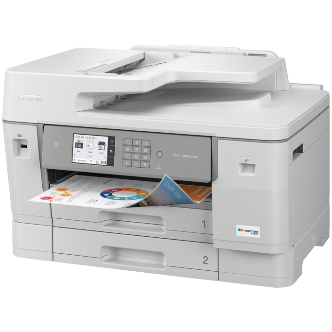 MFP Ink Jet pisač Brother MFC-J6955DWRE1 WiFi, A3, color, duplex, ADF, LAN, FAX, MFCJ6955DWRE1 - Slika 1