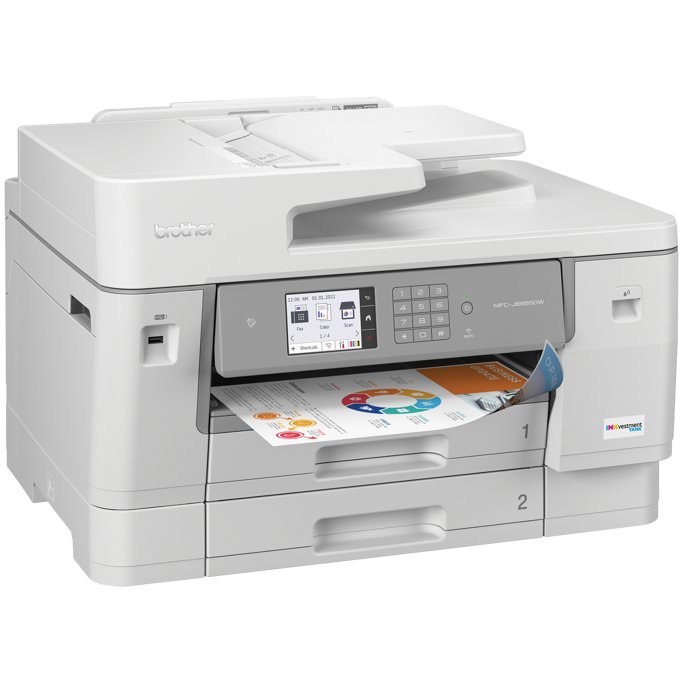 MFP Ink Jet pisač Brother MFC-J6955DWRE1 WiFi, A3, color, duplex, ADF, LAN, FAX, MFCJ6955DWRE1 - Slika 3