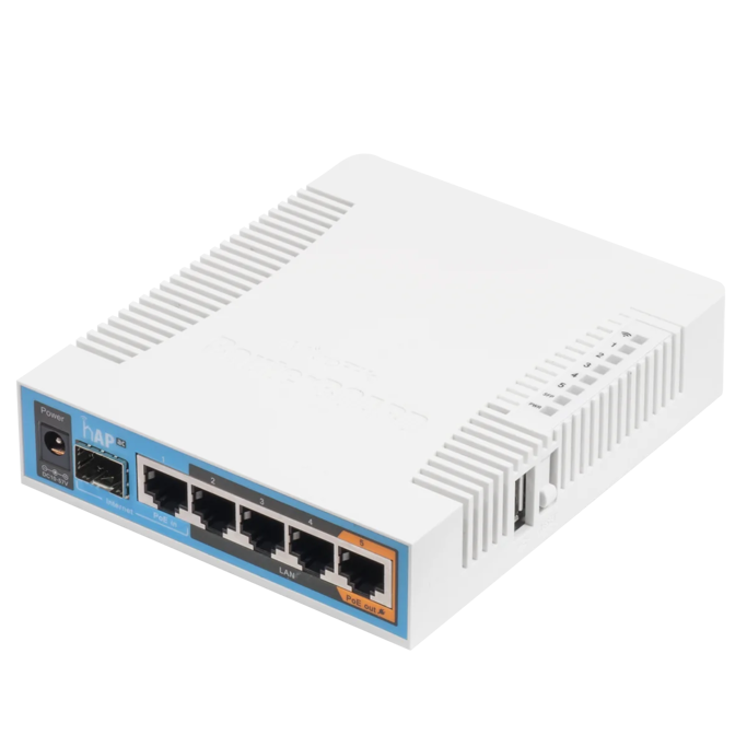 MikroTik Access Point hAP ac, PoE, SFP/SFP+, Dual-Band, ROSv7, RB962UiGS-5HacT2HnT - Slika 1