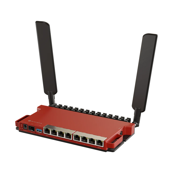 MikroTik Router L009UiGS-2HaxD-IN, ARM Cpu, PoE, SFP/SFP+, WIFI6, ROSv7 - Slika 1