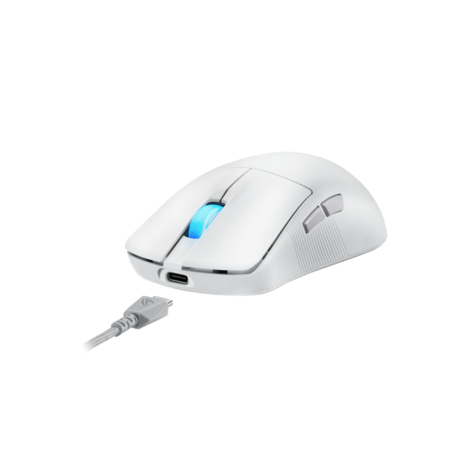 Miš ASUS ROG Harpe Ace Mini, 2.4GHz/Bluetooth, bijeli, 90MP03Z0-BMUA10 - Slika 9