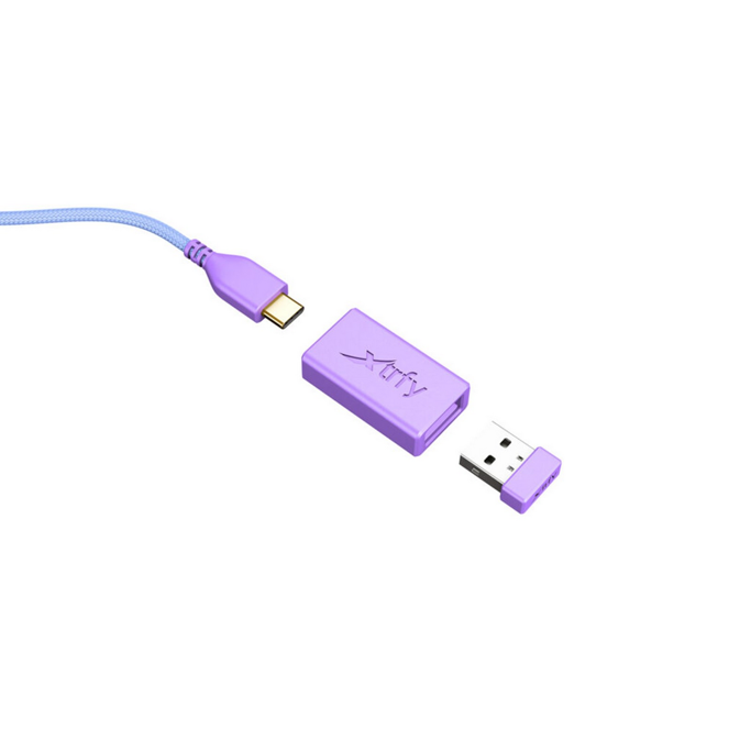 Miš Cherry XTRFY M8, optički, bežični, plavi, M8W-FROSTY-PURPLE - Slika 4