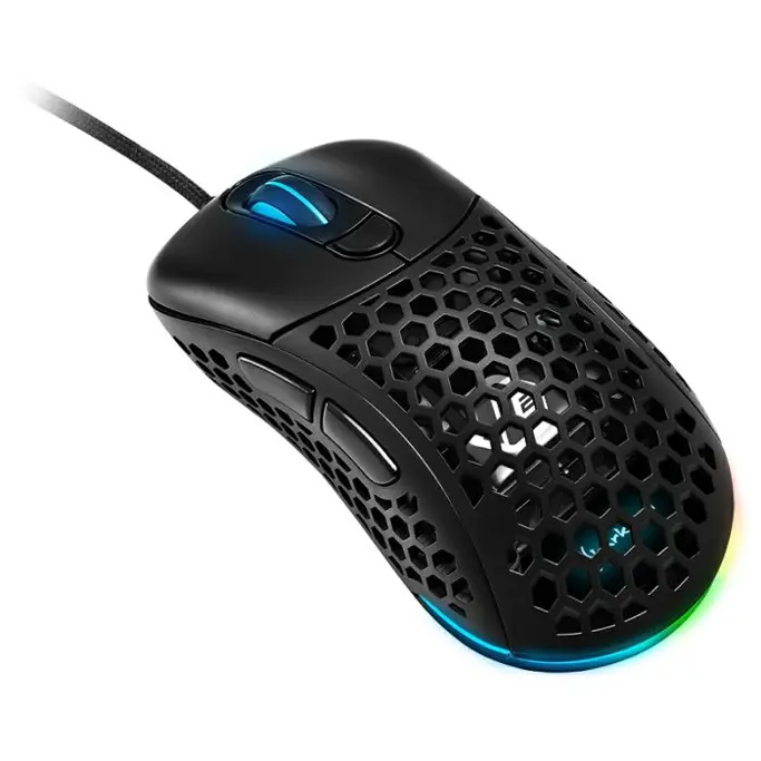 Miš Sharkoon Light2 200, USB, optički, RGB, 16000dpi, Black, 48901 - Slika 3