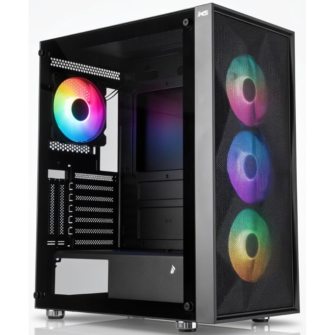 MS Midi Tower FIGHTER V345, Gaming, Black, MSC10058 - Slika 1