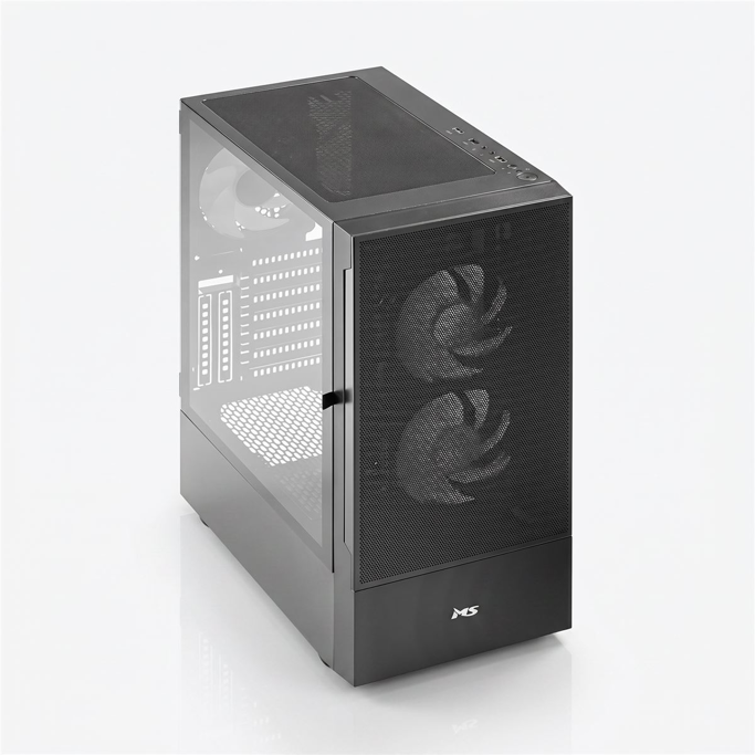 MS Midi Tower FIGHTER V350, Gaming, Black, MSC10059 - Slika 4