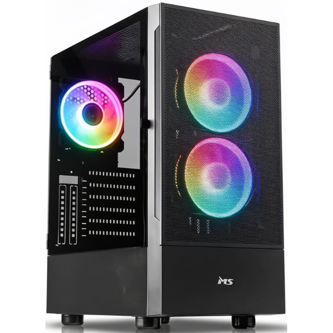 MS Midi Tower FIGHTER V350, Gaming, Black, MSC10059 - Slika 1