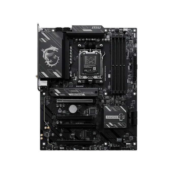 MSI B850 GAMING PRO WIFI6E, AMD B850, AM5, DDR5, ATX, 7E89-001R - Slika 2