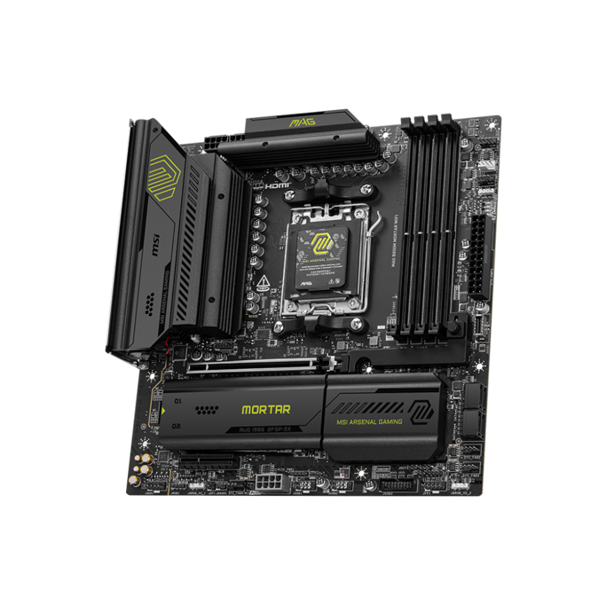 MSI MAG B850M Mortar WIFI, AMD B850, AM5, DDR5, mATX, 7E61-001R - Slika 4