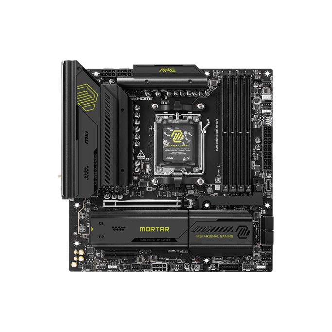 MSI MAG B850M Mortar WIFI, AMD B850, AM5, DDR5, mATX, 7E61-001R - Slika 2