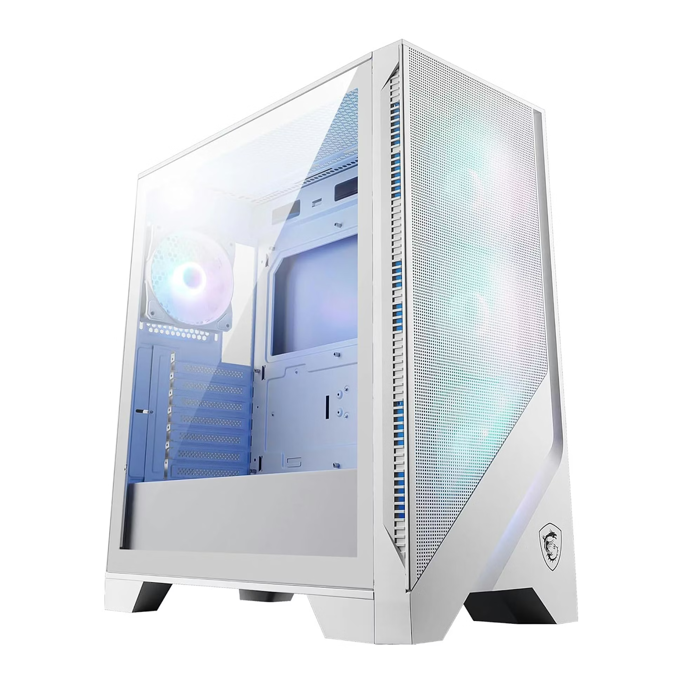 MSI Midi Tower MAG Forge 320R Airflow, White, 4xARGB ventilators, 306-7G23W21-HH9 - Slika 1