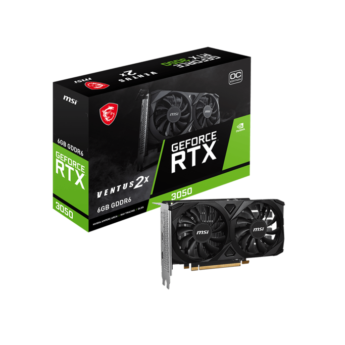 MSI RTX3050 Ventus 2X E 6G OC, 6GB GDDR6, NVIDIA GeForce, V812-055R - Slika 8