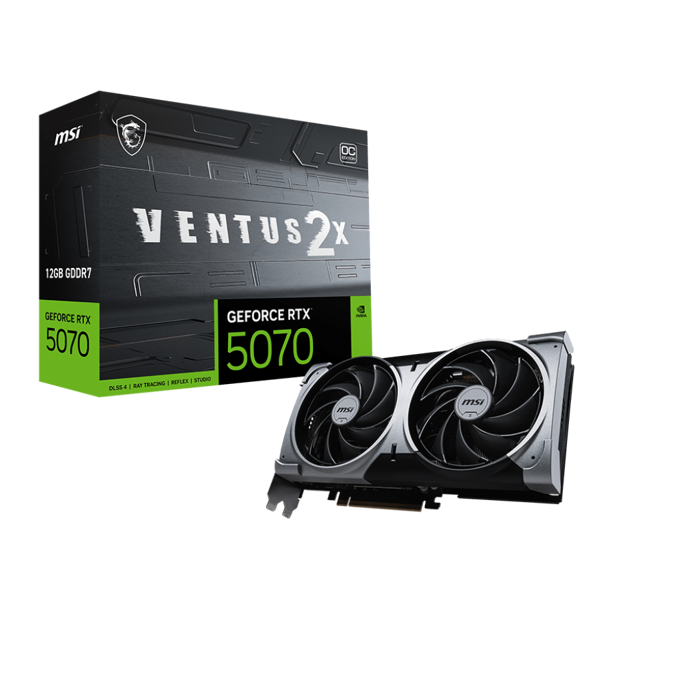 MSI RTX5070 Ventus 2x OC, 12GB GDDR7, NVIDIA GeForce, V532-003R, G5070-12V2C - Slika 7