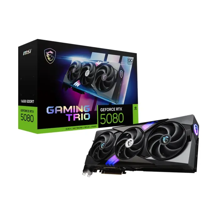 MSI RTX5080 Gaming Trio OC, 16GB GDDR7, NVIDIA GeForce, V531-005R, G5080-16GTC - Slika 16