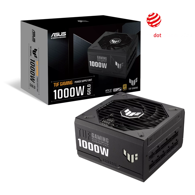 Napajanje ASUS 1000W TUF-GAMING-1000G, Black, Full modular, 80 PLUS Gold, ATX 3.0, 90YE00S1-B0NA00 - Slika 1