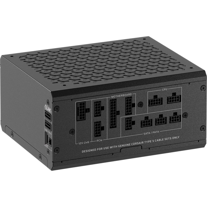 Napajanje Corsair 1000W iCUE LINK HX1000i Shift, Black, Full modular (sidewise), 80 PLUS Platinum, ATX 3.1, CP-9020265-EU - Slika 2