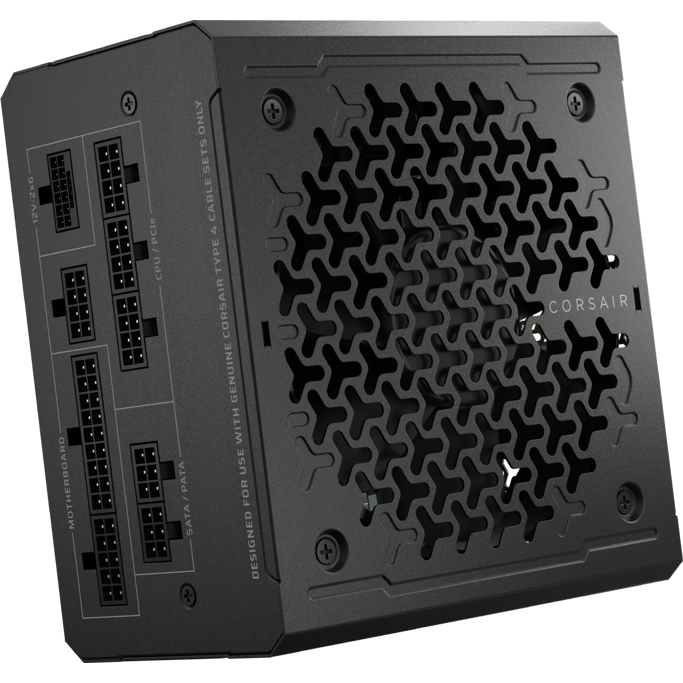 Napajanje Corsair 1000W RM1000e, Black, 2025, Full modular, 80 PLUS Gold, ATX 3.1, CP-9020297-EU - Slika 4