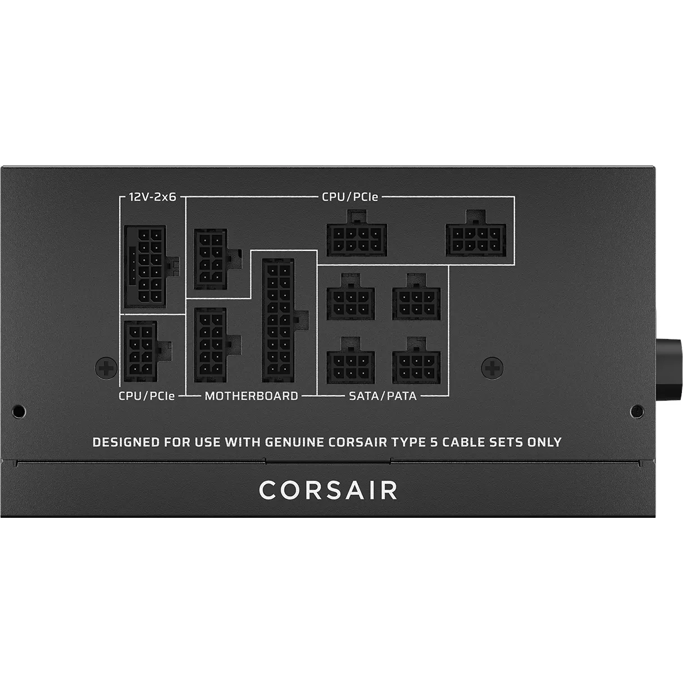 Napajanje Corsair 850W RM850x Shift, Black, Full Modular (sidewise), 80 PLUS Gold, ATX 3.1, CP-9020299-EU - Slika 4