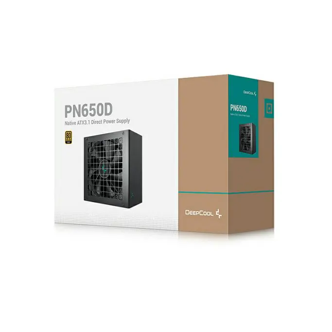 Napajanje DeepCool 650W, PN650D, 80 PLUS Gold, ATX 3.1, R-PN650D-FC0B-EU-V2 - Slika 2