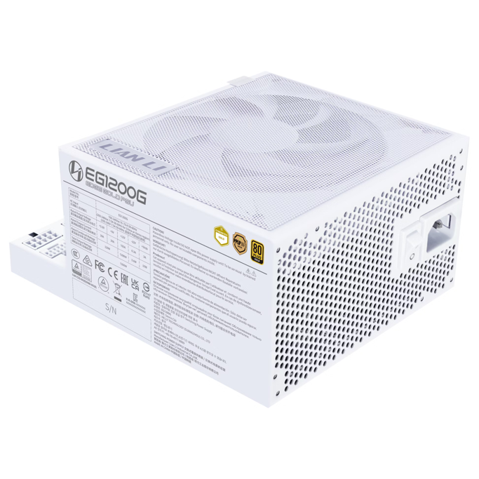 Napajanje Lian Li 1200W EDGE, White, Full modular, 80 PLUS Gold, ATX 3.1, HUB, EG1200G WHITE - Slika 4