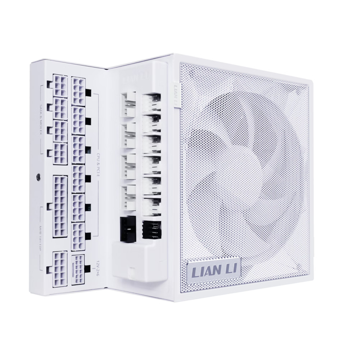 Napajanje Lian Li 1200W EDGE, White, Full modular, 80 PLUS Gold, ATX 3.1, HUB, EG1200G WHITE - Slika 2