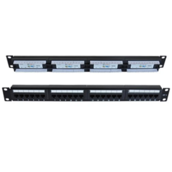 NaviaTec CAT6-UPP331, Unshielded 24 Port Patch Panel, crni NVT-CAT6-UPP331 - Slika 1