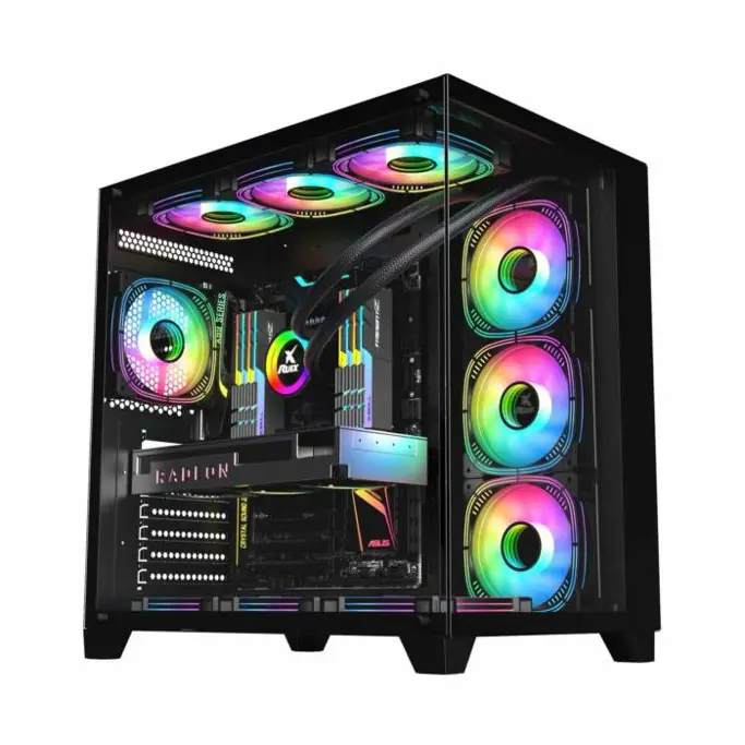 NaviaTec Midi Tower SEAFARER TG Gaming 7xARGB ventilators - Slika 1