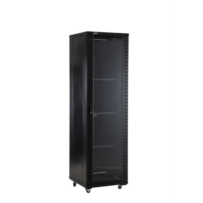 NaviaTec samostojeći mrežni ormar, 42U, 600x1000, NVT-FCAB42U-6010B - Slika 1