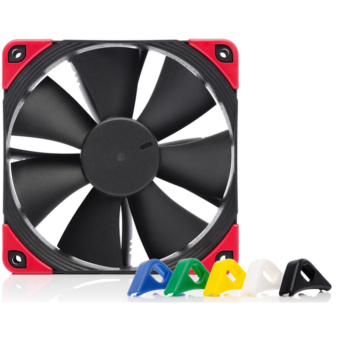 Noctua ventilator 120mm NF-F12 PWM Chromax Black - Slika 1