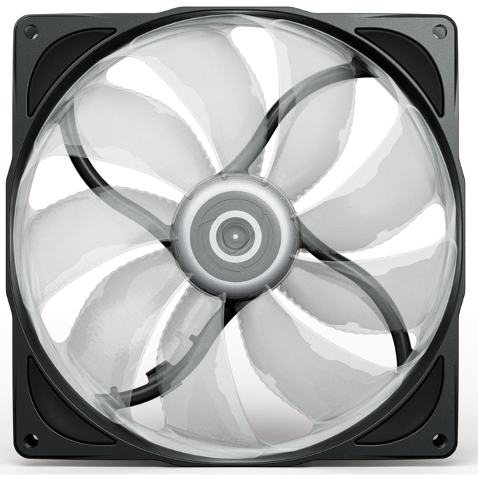 Noiseblocker ventilator 120mm NB-eLoop X B12-PS ARGB Black Edition PWM, ITR-B12X-PS-BL - Slika 1