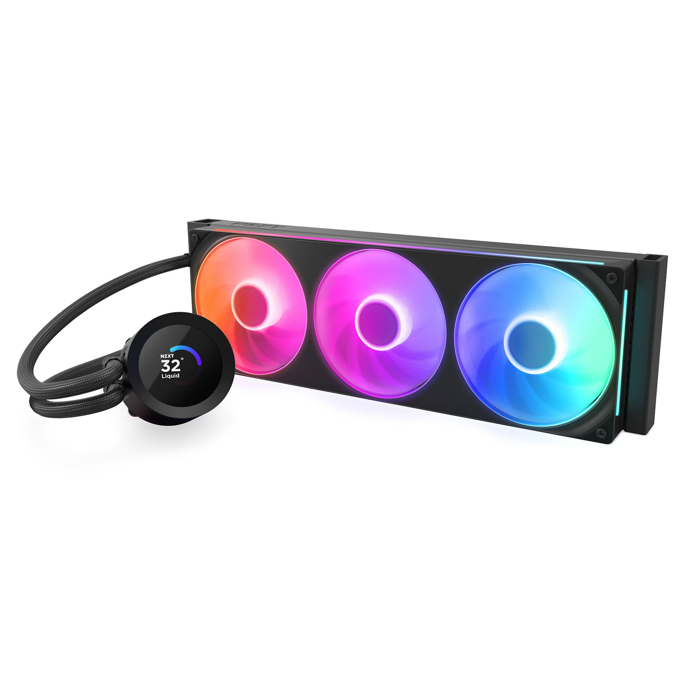 NZXT vodeno hlađenje Kraken 360 Plus RGB Black, 360mm, RL-KR360-B2 - Slika 2