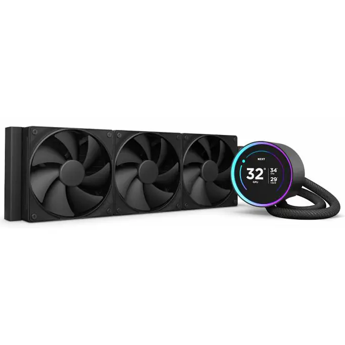 NZXT vodeno hlađenje Kraken Elite V2 360 Black (2024), 360mm, RL-KN36E-B2 - Slika 1